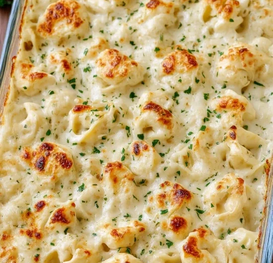 5ingredient Baked Tortellini Alfredo