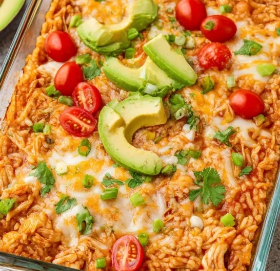 5ingredient Baked Chicken Enchilada Rice