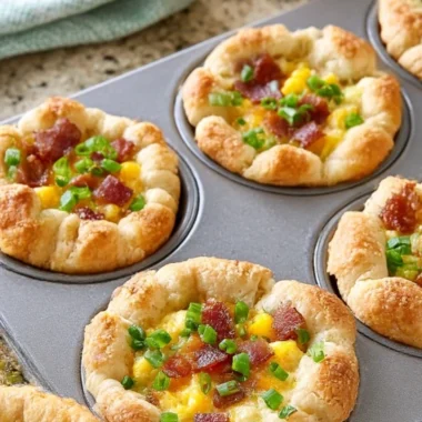 5ingredient Biscuit Breakfast Cups