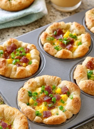 5ingredient Biscuit Breakfast Cups