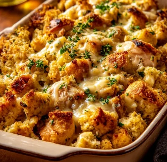 5ingredient Chicken Stuffing Bake