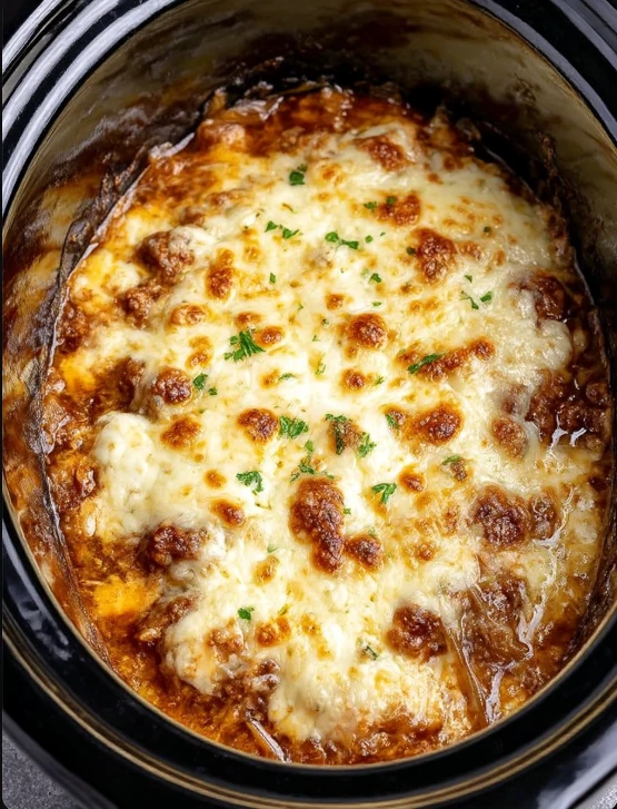 5-Ingredient Slow Cooker French Onion Chicken