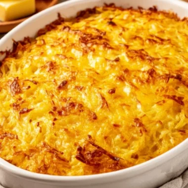 6ingredient Baked Cheesy Hash Browns