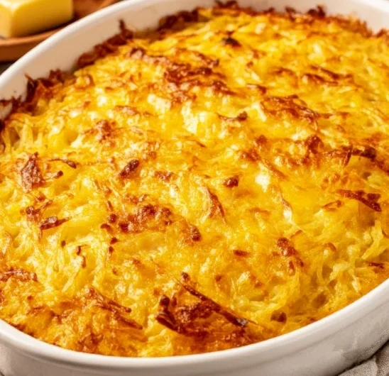 6ingredient Baked Cheesy Hash Browns