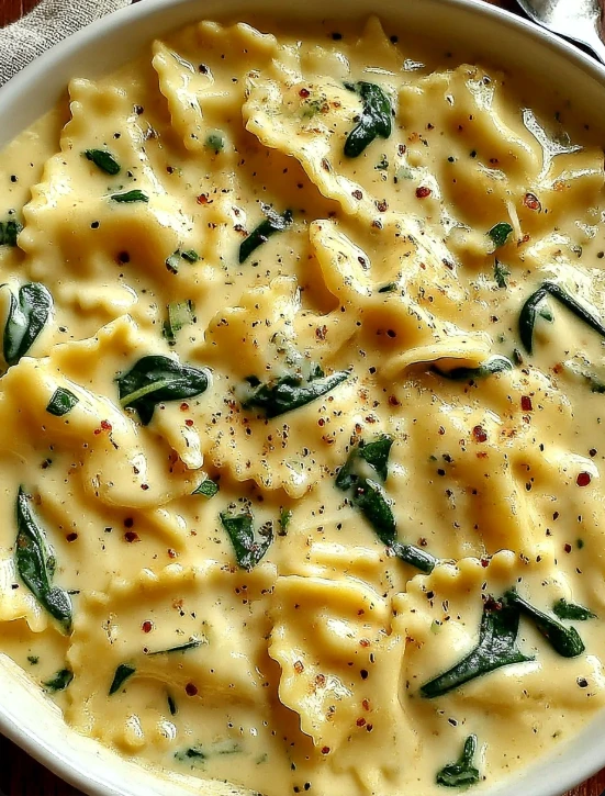 Alfredo Lasagna Soup