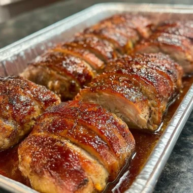 Bacon Brown Sugar Pork Tenderloin