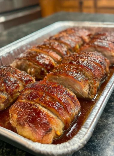 Bacon Brown Sugar Pork Tenderloin