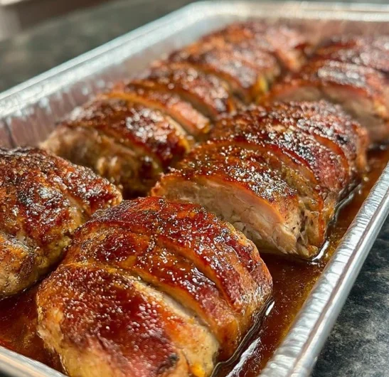 Bacon Brown Sugar Pork Tenderloin