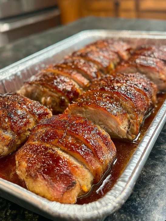 Bacon Brown Sugar Pork Tenderloin
