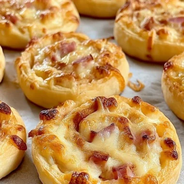 Baked Cheesy Ham Cheese Bites