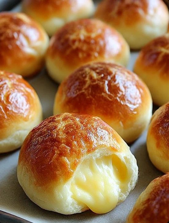 Cheese-Stuffed Bread Buns