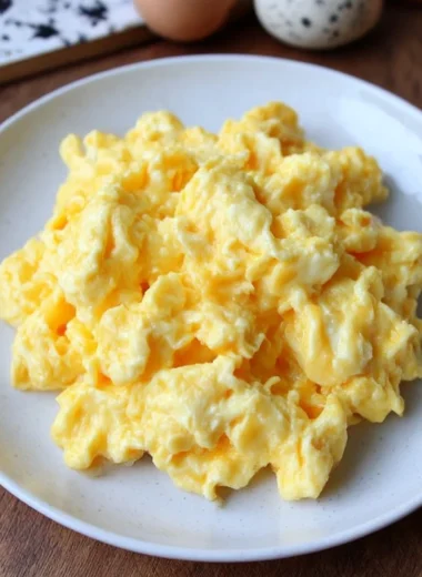 Cheesy Scrambled Eggs