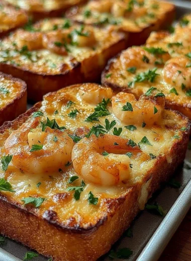 Cheesy Shrimp Toast