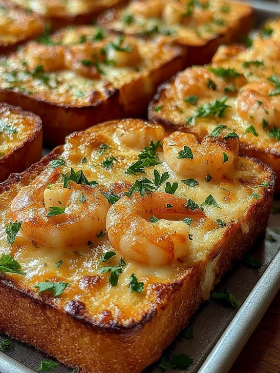 Cheesy Shrimp Toast