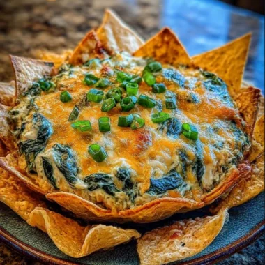 Cheesy Spinach Artichoke Dip