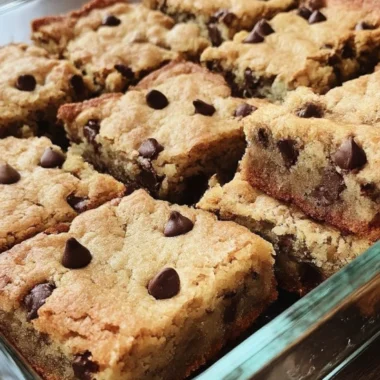 Chocolate Chip Cookie Bars
