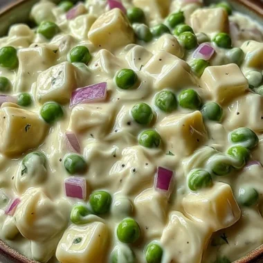Creamy 1950s Vintage Pea Salad
