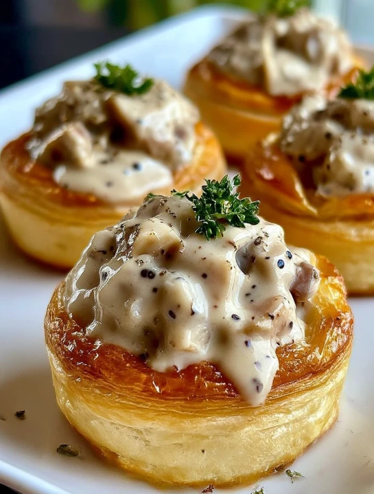 Creamy Chicken Vol-au-Vent