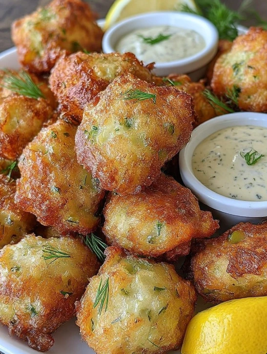 Dill Pickle Chicken Fritters