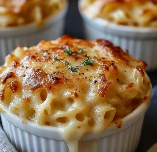 French Onion Pasta Bowls