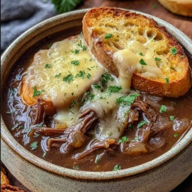French Onion Short Rib Soup