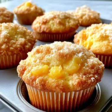 Hawaiian Pineapple Cake Muffins