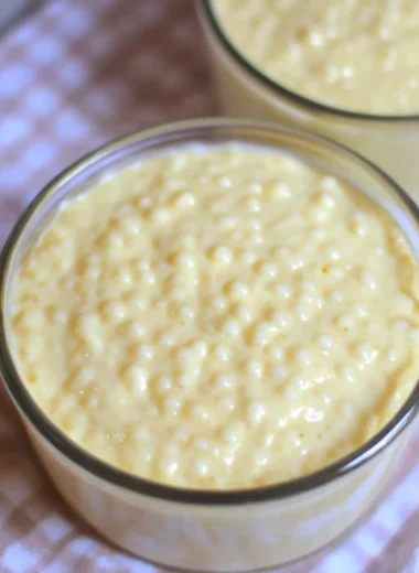 Homemade Tapioca Pudding