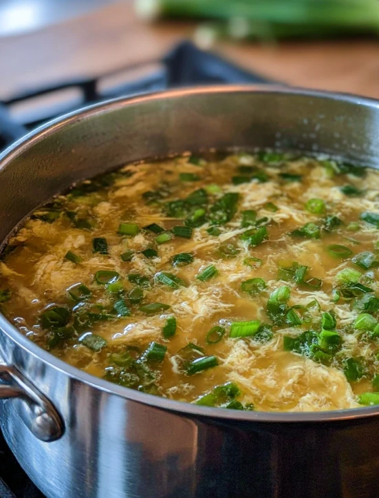 Homestyle Egg Drop Soup