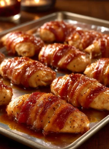 Mapleglazed Baconwrapped Chicken Fillets