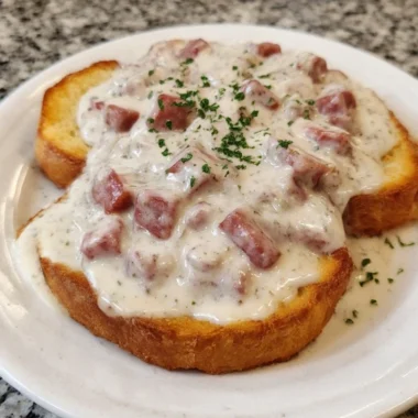 Oldfashioned Creamed Chipped Beef Toast