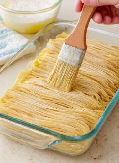 Ovenbaked Garlic Butter Parmesan Pasta Bake