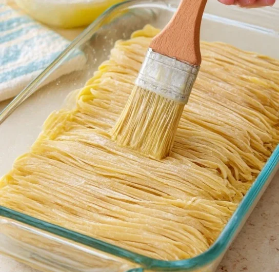 Ovenbaked Garlic Butter Parmesan Pasta Bake