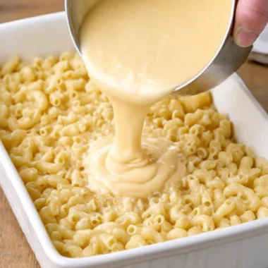 Ovenbaked Macaroni Cheese Silky Cheddargruyre Sauce
