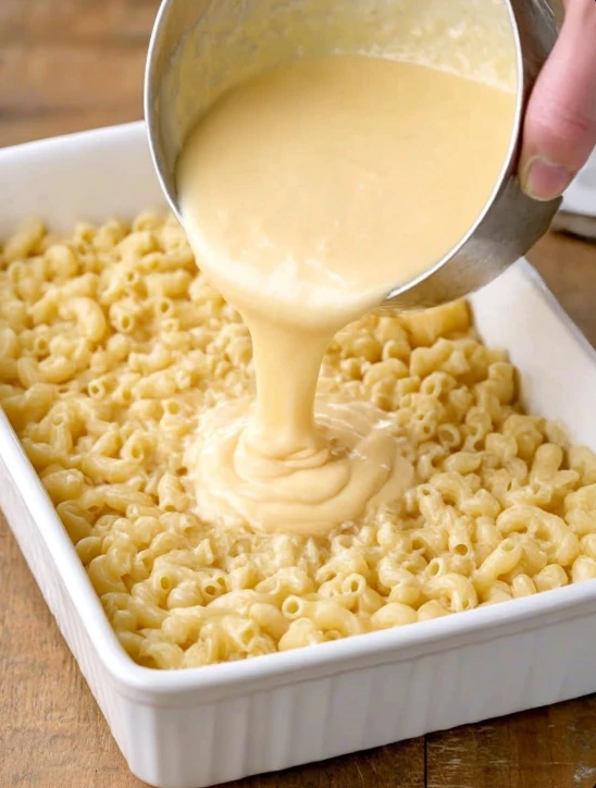 Oven-Baked Macaroni and Cheese with Silky Cheddar-Gruyère Sauce