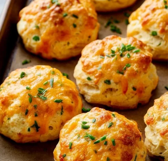 3ingredient Buttermilk Cheddar Biscuits