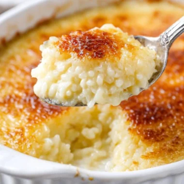 6ingredient Baked Rice Custard