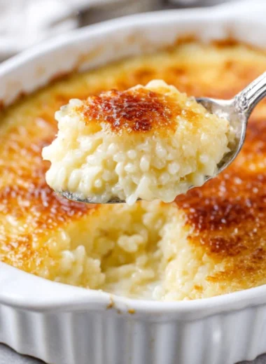 6ingredient Baked Rice Custard