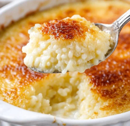 6ingredient Baked Rice Custard