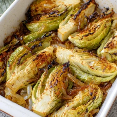 Baked Cabbage Onions