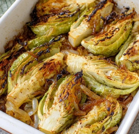 Baked Cabbage Onions