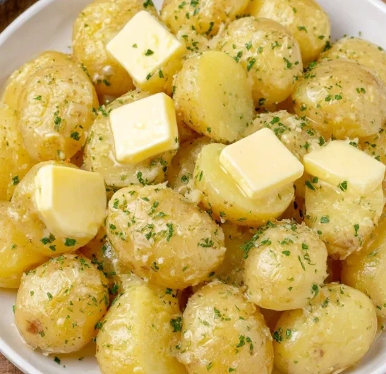 Boiled Potatoes Butter