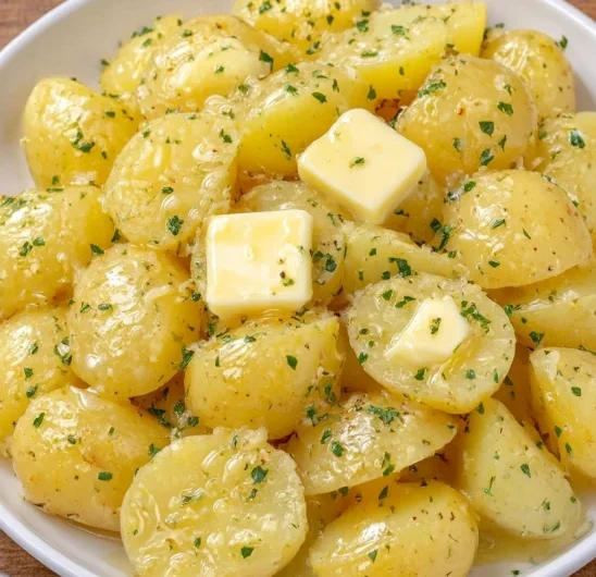 Boiled Potatoes Butter