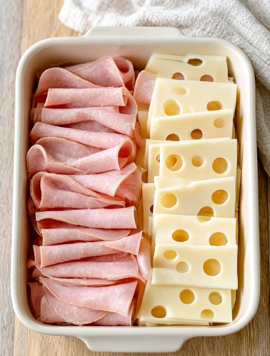 Simple Ham and Swiss Cordon Bleu Casserole