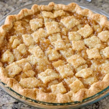 Mock Apple Pie Plate