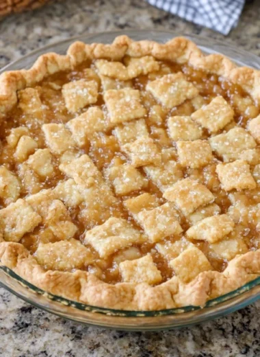 Mock Apple Pie Plate