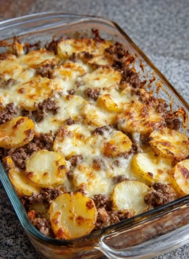 Ovenbaked Beef Potato Bake