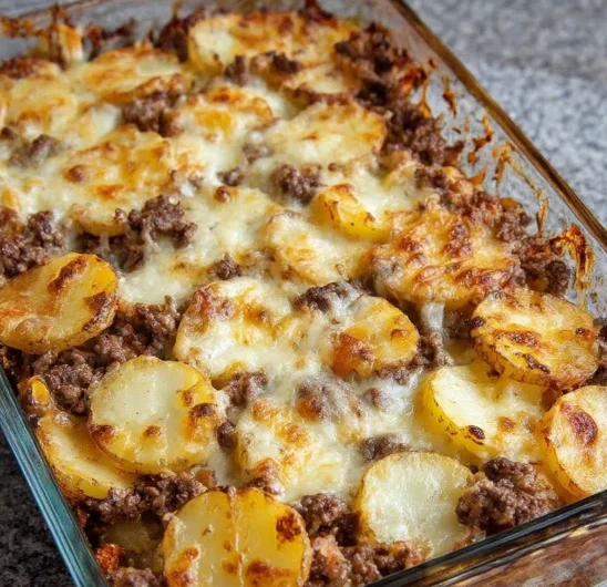 Ovenbaked Beef Potato Bake