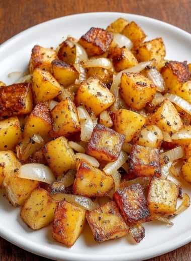 Panfried Potatoes Onions