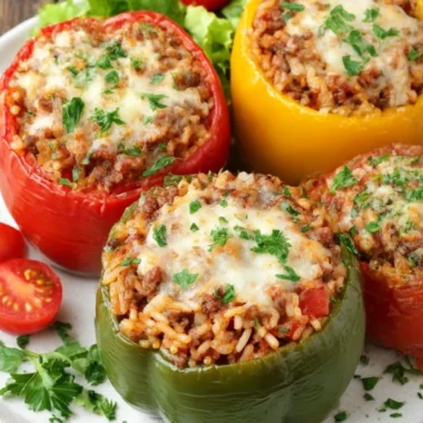 Stuffed Bell Peppers Rice