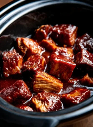 Slow Cooker 4ingredient Holiday Bbq Pork